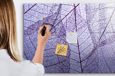 Magnetic dry erase board Leaves nature
