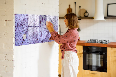 Magnetic dry erase board Leaves nature