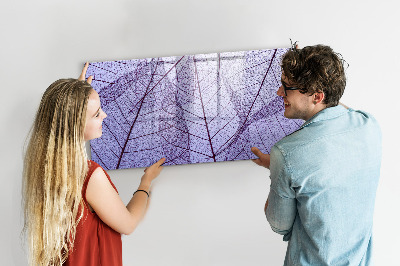Magnetic dry erase board Leaves nature
