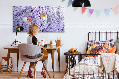 Magnetic dry erase board Leaves nature