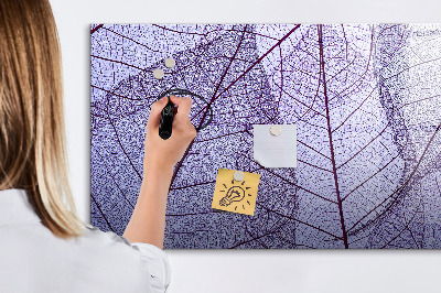Magnetic dry erase board Leaves nature