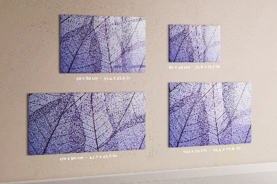 Magnetic dry erase board Leaves nature