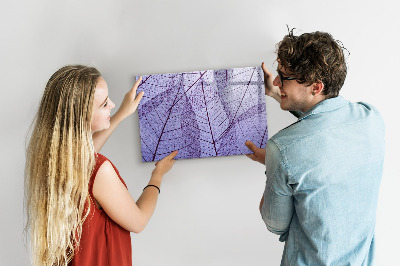 Magnetic dry erase board Leaves nature