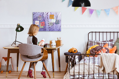 Magnetic drawing board Leaves nature