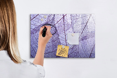 Magnetic dry erase board Leaves nature