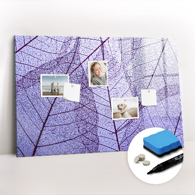 Magnetic dry erase board Leaves nature