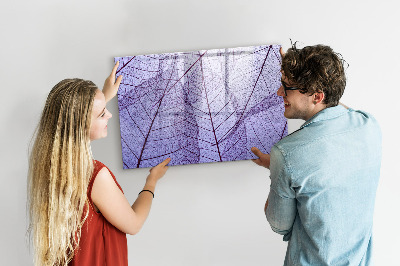 Magnetic dry erase board Leaves nature