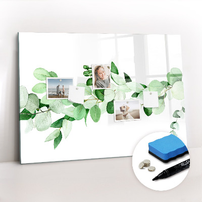 Dry erase magnetic board Plant branch