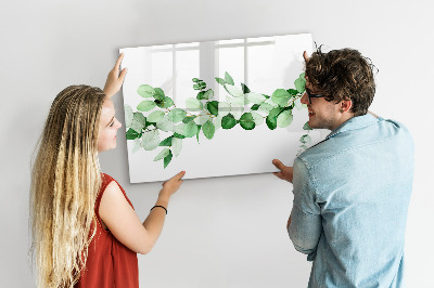 Dry erase magnetic board Plant branch