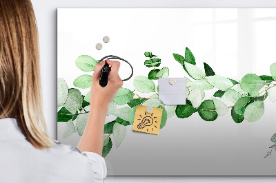 Dry erase magnetic board Plant branch