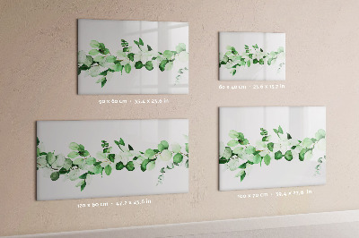 Dry erase magnetic board Plant branch