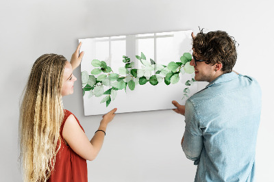 Dry erase magnetic board Plant branch