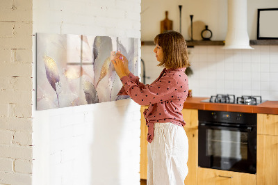 Magnetic dry erase board Watercolor plants