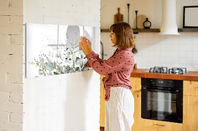 Magnetic dry erase board Plants leaves