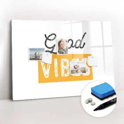 Dry erase magnetic board Inspiring sentence