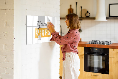 Dry erase magnetic board Inspiring sentence