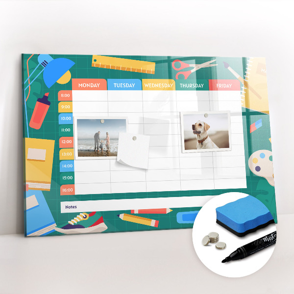 Magnetic dry erase board Lesson Plan