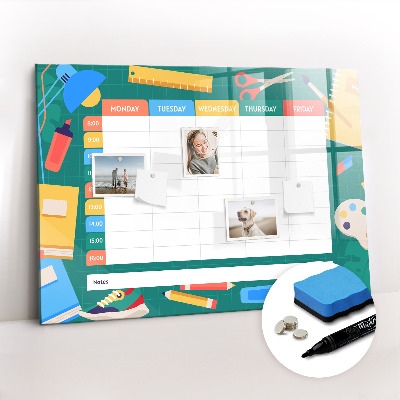 Magnetic dry erase board Lesson Plan