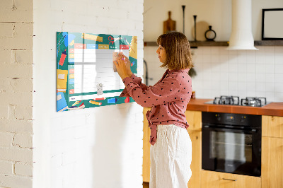 Magnetic dry erase board Lesson Plan