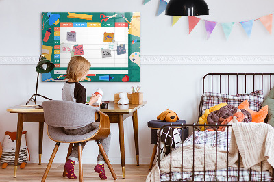 Magnetic board for writing Lesson Plan