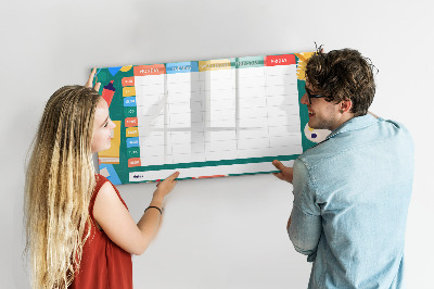 Magnetic dry erase board Lesson Plan