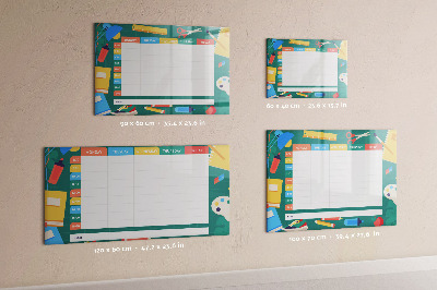 Magnetic board for writing Lesson Plan