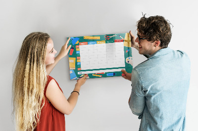 Magnetic dry erase board Lesson Plan