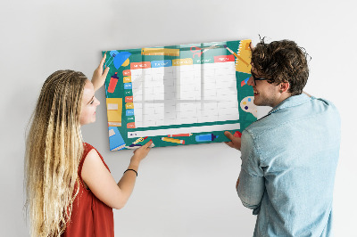 Magnetic dry erase board Lesson Plan