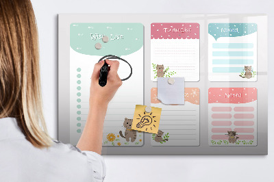 Magnetic dry erase board Wish list