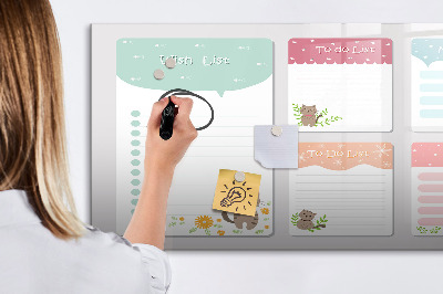 Magnetic dry erase board Wish list