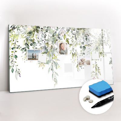 Dry erase magnetic board Blooming nature
