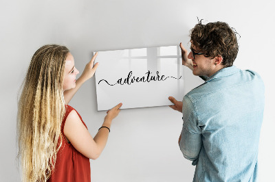 Magnetic board for drawing Inscription adventure