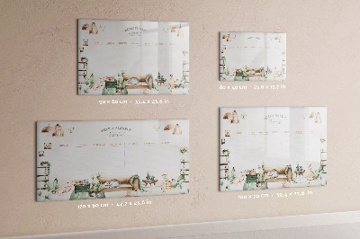 Magnetic board for drawing Cozy home planner