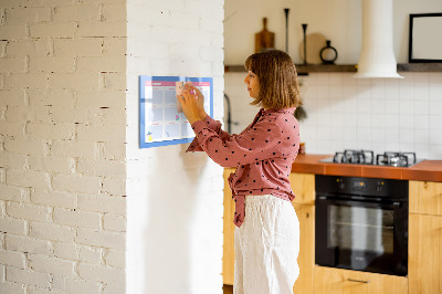Dry erase magnetic board Monthly planner