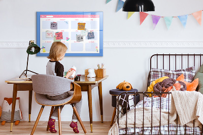 Dry erase magnetic board Monthly planner