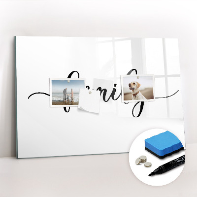 Magnetic dry erase board Inscription family