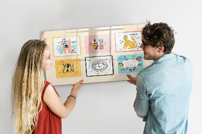 Dry erase magnetic board Motivational slogans