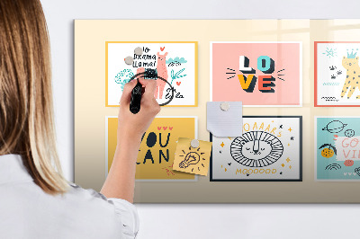 Dry erase magnetic board Motivational slogans