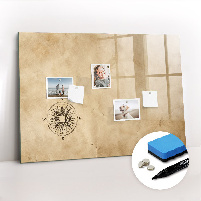 Magnetic dry erase board Compass Canvas