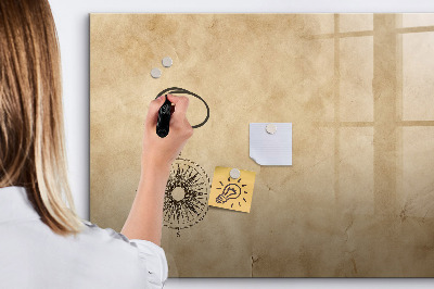 Magnetic board with marker Compass Canvas