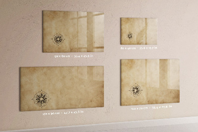 Magnetic dry erase board Compass Canvas