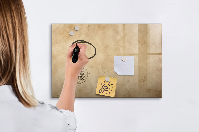 Magnetic dry erase board Compass Canvas