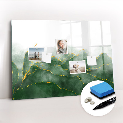 Magnetic dry erase board Tropical palm trees