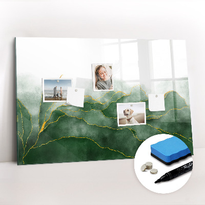 Magnetic dry erase board Tropical palm trees