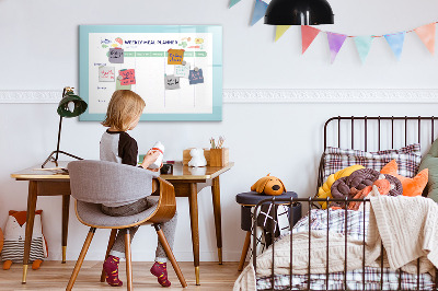 Magnetic dry erase board Meal planner