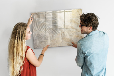 Magnetic dry erase board Golden marble