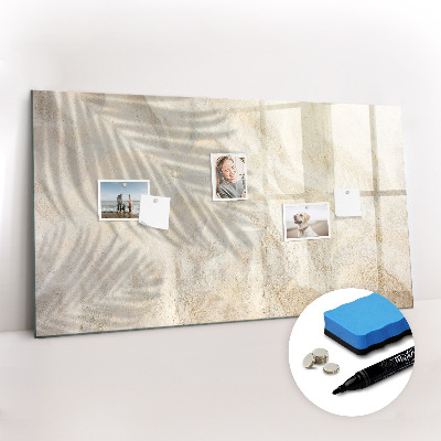 Magnetic dry erase board Golden marble