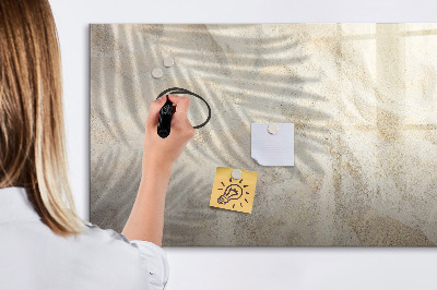 Magnetic dry erase board Golden marble