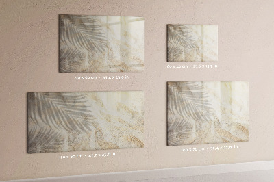 Magnetic dry erase board Golden marble