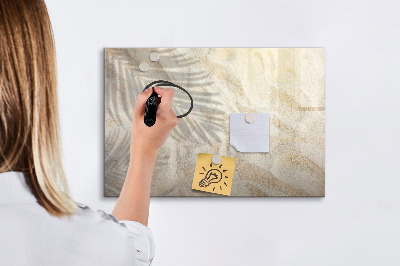 Magnetic dry erase board Golden marble